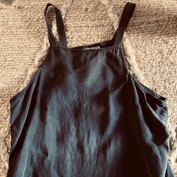 Chop Siouxy Black Rayon Tank. Eco-friendly recycled rayon. Made in LA. Size 2 - Picture 7 of 7